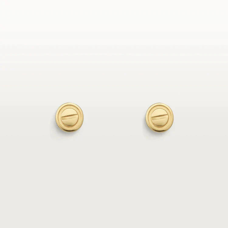 [クローバー ジュエリー]LOVE イヤリング ゴールド 10MM