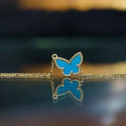 [Clover Jewelery]BUTTERFLY TURQUOISE BUTTERFLY BRACELET