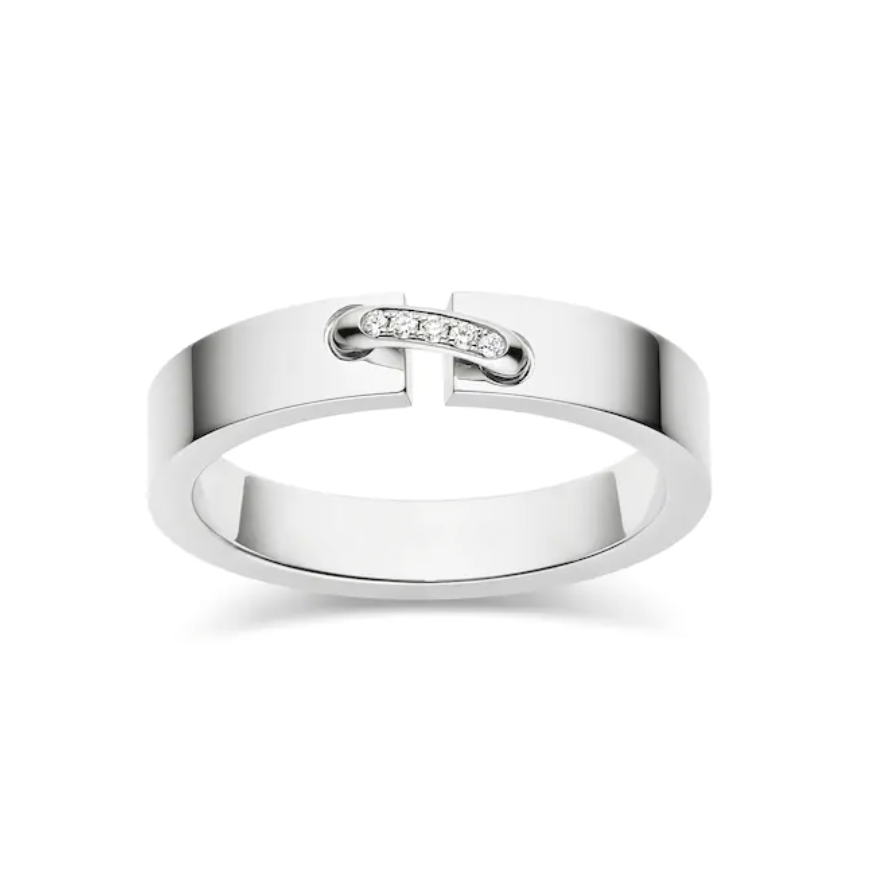 [Clover Jewelery]ALLIANCE LIENS VIDENCE DIAMOND 4MM RING