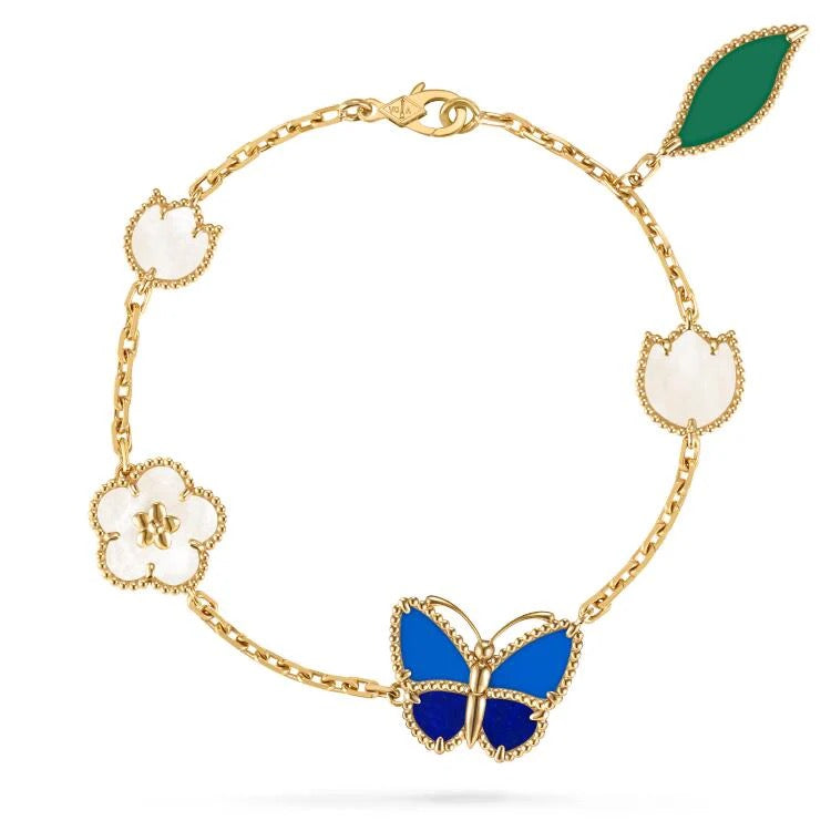 [Clover Jewelry]LUCKY SPRING BUTTERFLY 5 MOTIV ARMBAND
