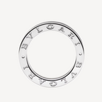 [Clover Jewelry]ZERO 1 ONE-BAND PAVED DIAMONDS ON THE SPIRAL RING