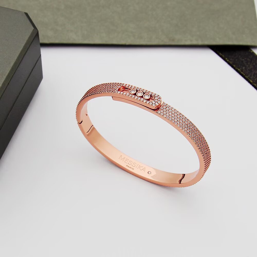 [Clover Jewelry]Move Noa Full Pavé Diamond Bangle Bracelet