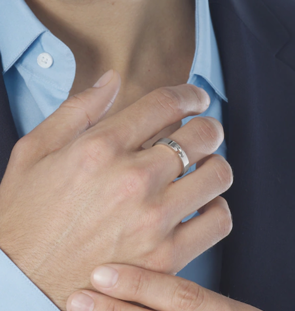 [Clover Jewelery]ALLIANCE LIENS VIDENCE 4MM RING