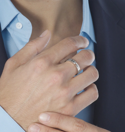 [Clover Jewelery]ALLIANCE LIENS VIDENCE 4MM RING