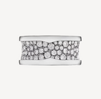 [Clover Jewelry]ZERO 1 MIT GEPFLASTERTEN DIAMANTEN AUF DEM SPIRALRING