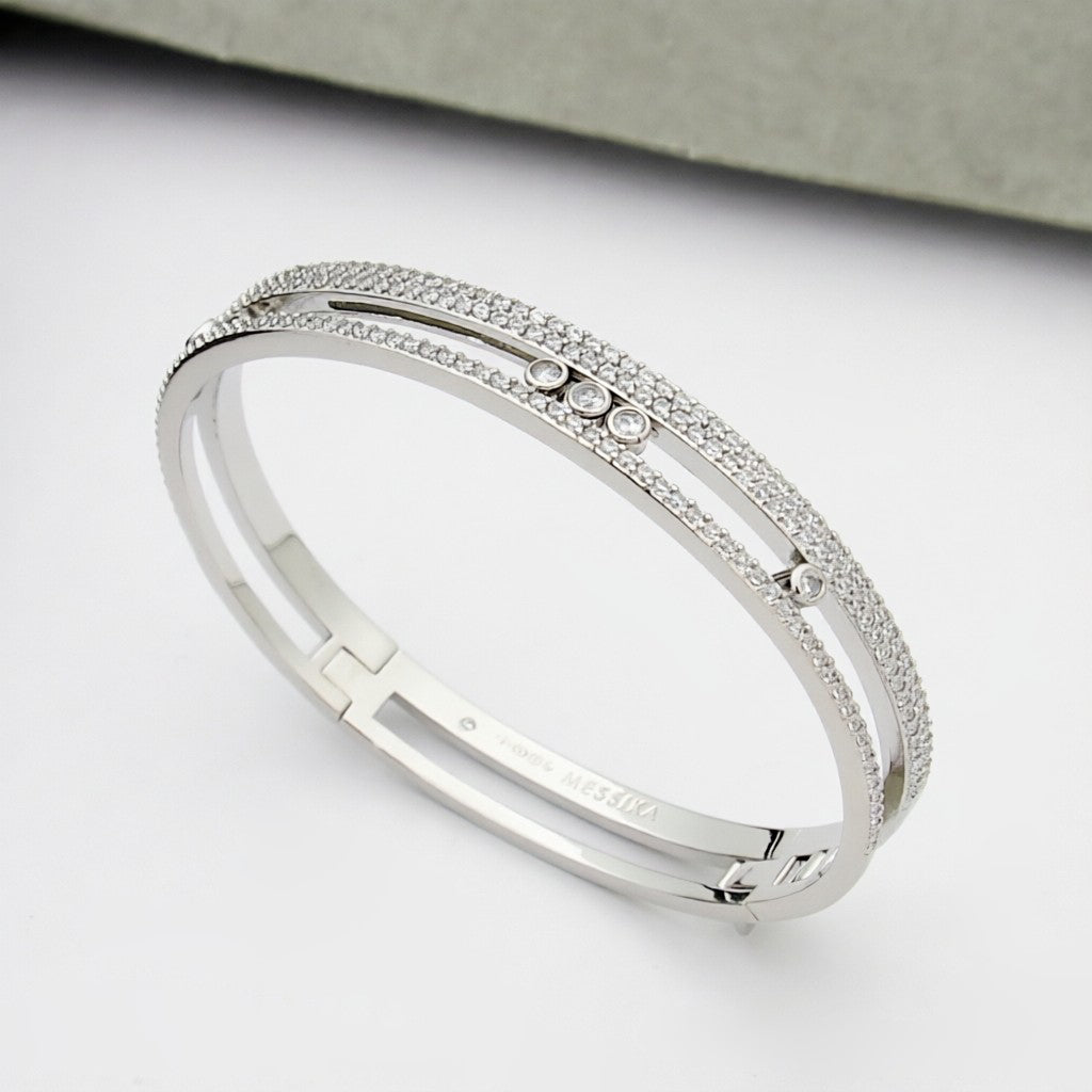 [Clover Jewelry]Move Romane pavé bangle