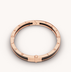 [Clover Jewelry]ZERO 1 PINK GOLD WITH MATTE BLACK CERAMIC BRACELET