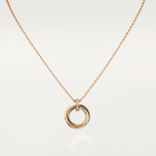 [Clover Jewelry]TRINITY HALSKETTE GOLD DIAMANTEN