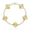 [Clover Jewelry]CLOVER 5 FLOWERS LASER BRACELET