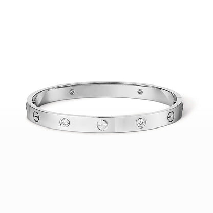 [Clover Jewelery]LOVE BRACELET 6.1MM 4 DIAMONDS
