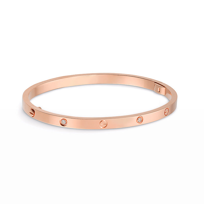 [Clover Jewelery]LOVE BRACELET 3.65MM 6 DIAMONDS