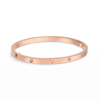 [Clover Jewelery]LOVE BRACELET 3.65MM 6 DIAMONDS