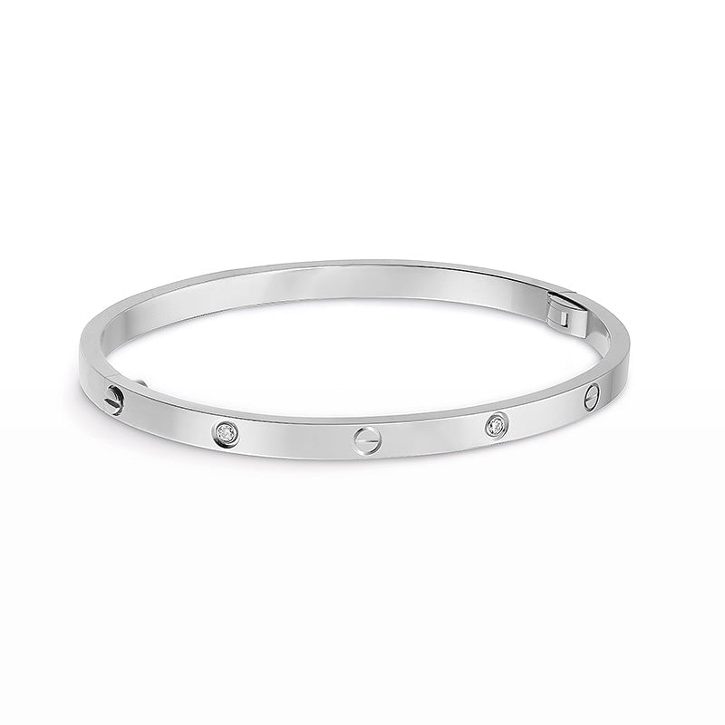 [Clover Jewelery]LOVE BRACELET 3.65MM 6 DIAMONDS