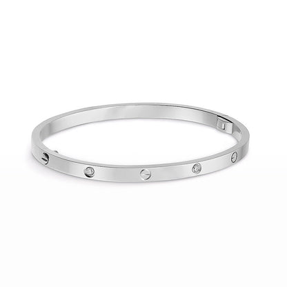 [Clover Jewelery]LOVE BRACELET 3.65MM 6 DIAMONDS