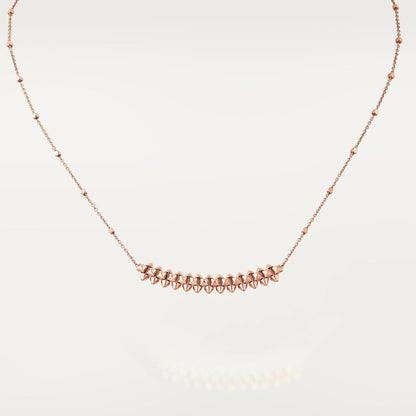 [Clover Jewelery]CLASH PINK GOLD NECKLACE