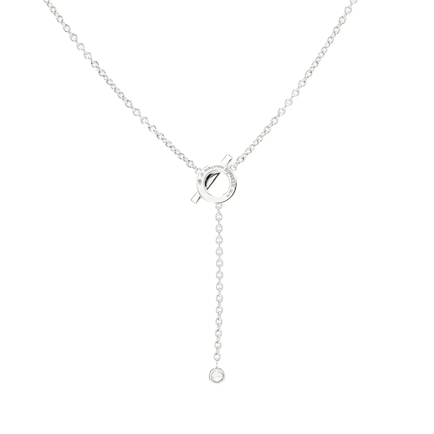 [Clover Jewelery]FINESSE SILVER DIAMOND NECKLACE