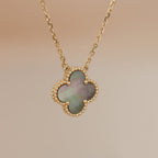 [Klee Schmuck]KLEE 15MM GRAUES PERLMUTT HALSKETTE