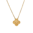[Clover Jewelry]CLOVER 15MM  BRONZING NECKLACE
