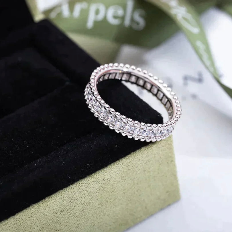 [Clover Jewellery] PERLEE DIAMANT SILBERRING