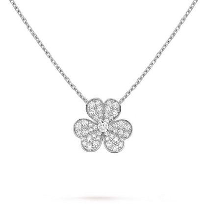 [Clover Jewelery]CLOVER DIAMOND NECKLACE SILVER