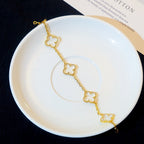 [Clover Schmuck]CLOVER 5 MOTIV BERGKRISTALL ROSÉGOLD-ARMBAND