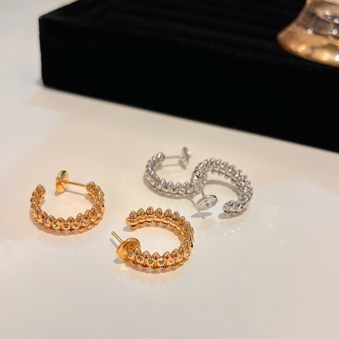 [Clover Jewelry]CLASH SMALL HOOP EARRINGS