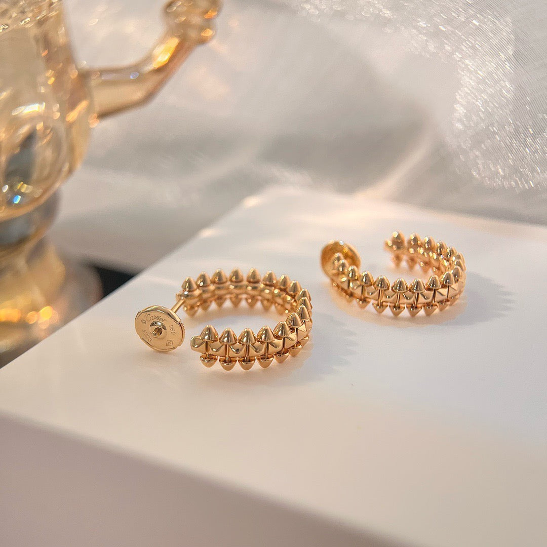 [Clover Jewelry]CLASH SMALL HOOP EARRINGS