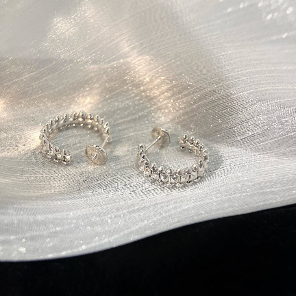 [Clover Jewelry]CLASH SMALL HOOP EARRINGS