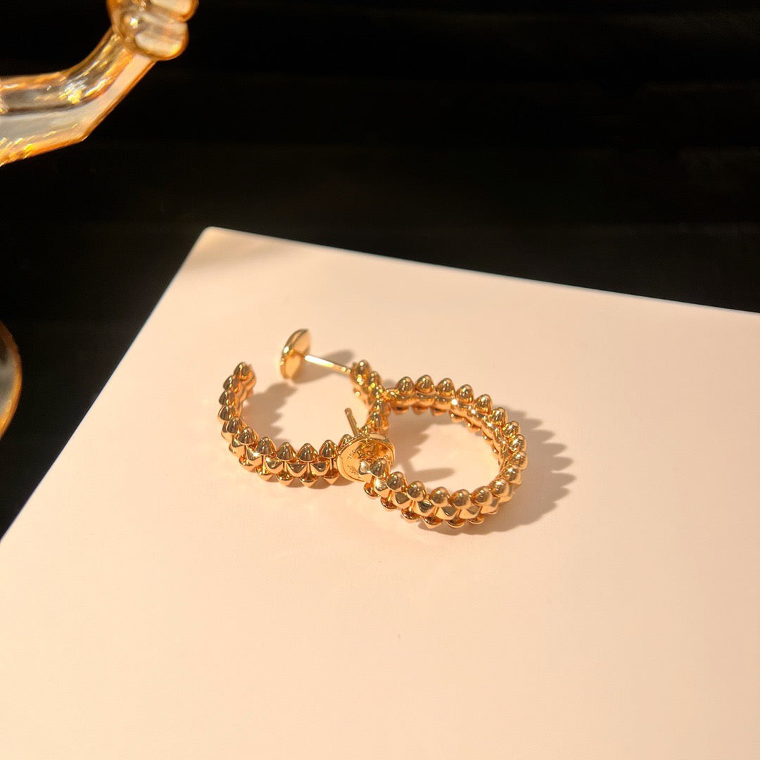 [Clover Jewelery]CLASH SMALL HOOP EARRINGS
