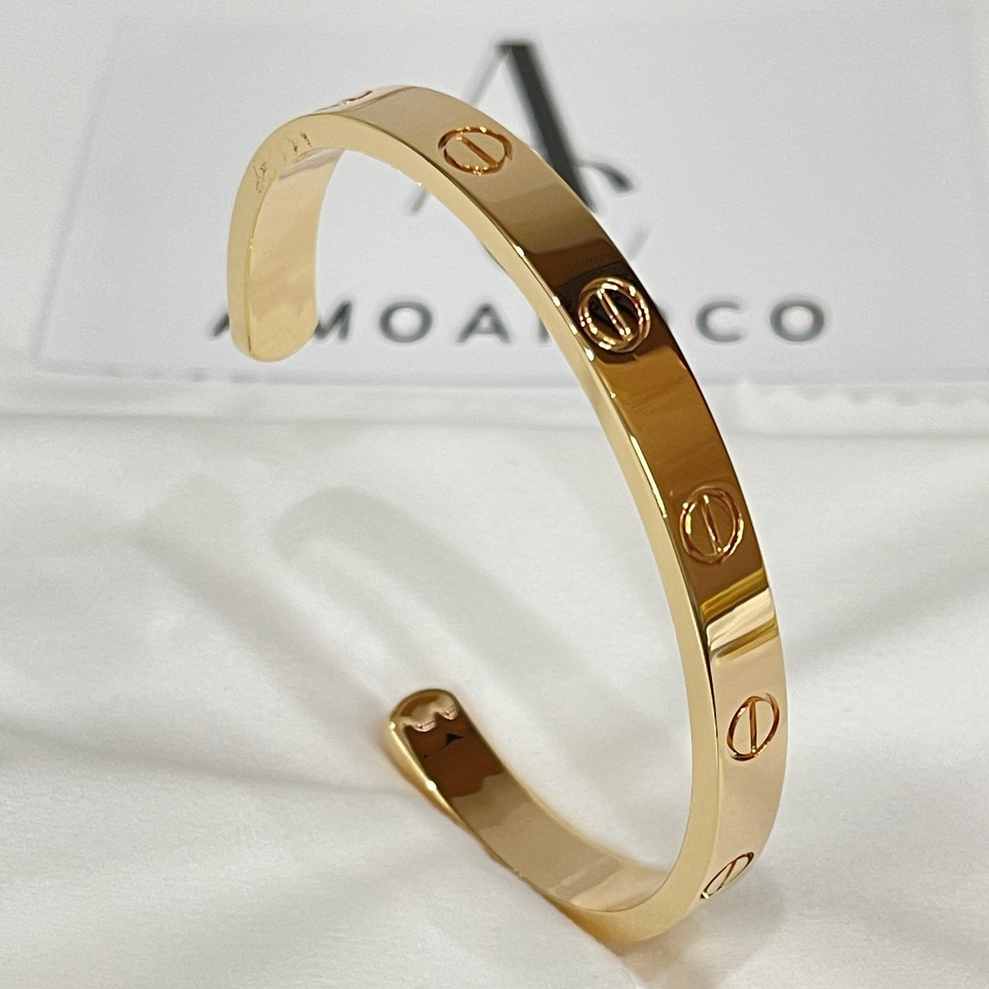 [Clover Jewelery]LOVE BRACELET 6.1MM OPEN CUFF