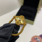 [Clover Jewelry]WENDEBARER BLAUER ACHATRING VON CLOVER