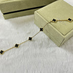 [Clover Jewelry]CLOVER 6 MOTIF  ONYXS BRACELET