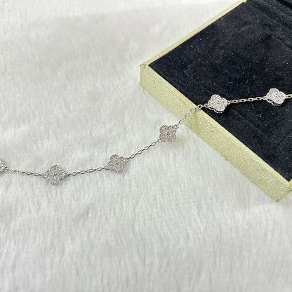 [Clover Jewelery]CLOVER 6 MOTIF DIAMOND BRACELET