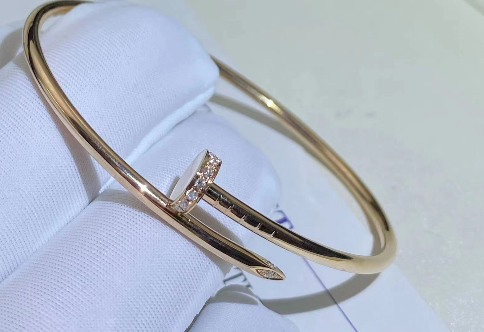 [Clover Jewelry]JUSTE BRACELET 2.5MM DIAMONDS