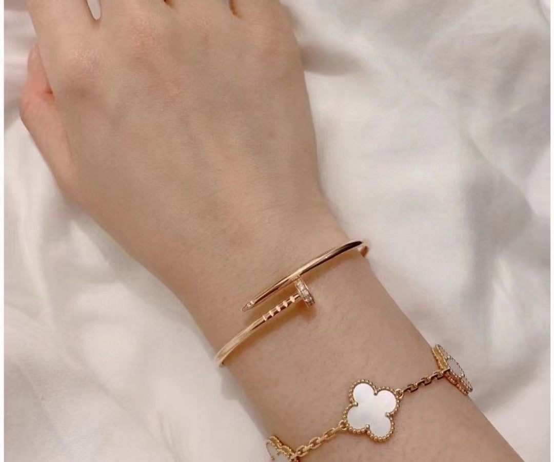 [Clover Jewelry]JUSTE BRACELET 2.5MM DIAMONDS