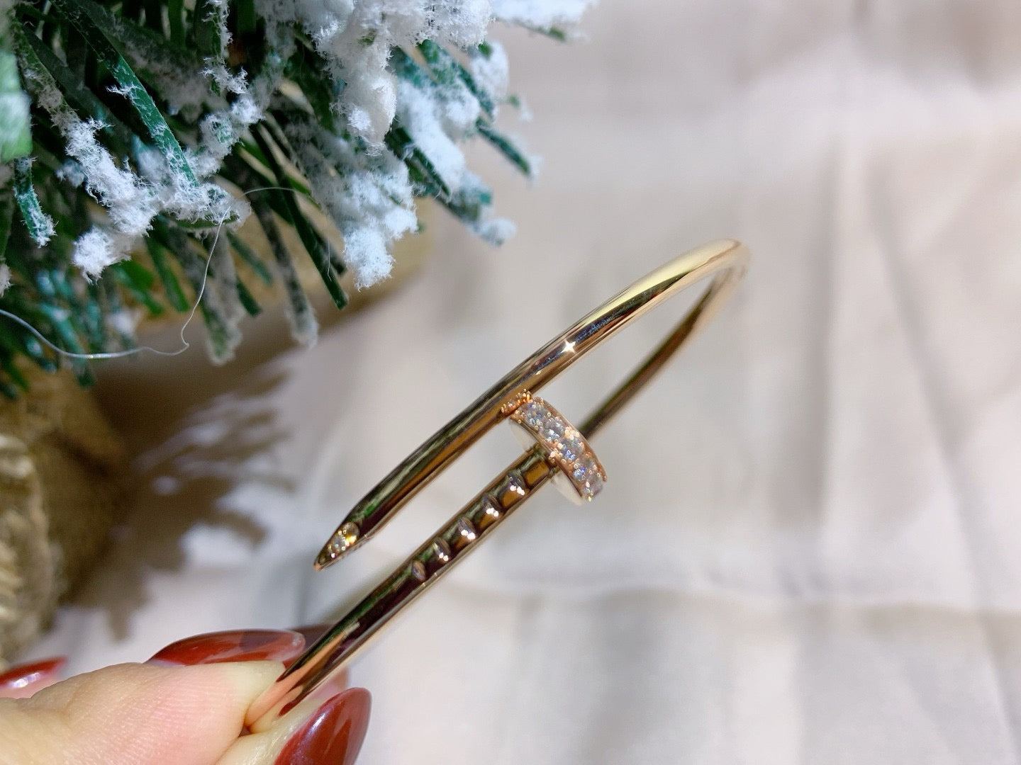 [Clover Jewelery]JUSTE BRACELET 2.5MM DIAMONDS