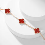 [Clover Jewelry]CLOVERS THE 10-MOTIFS KARNEOL-HALSKETTE