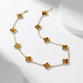 [Clover Schmuck]CLOVERS DAS 10-MOTIVE TIGERAUGE COLLIER