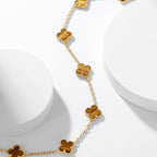 [Clover Schmuck]CLOVERS DAS 10-MOTIVE TIGERAUGE COLLIER