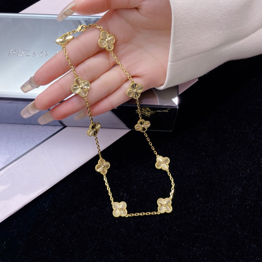 [Clover Jewelry]CLOVERS THE 10-MOTIFS LASER HALSKETTE