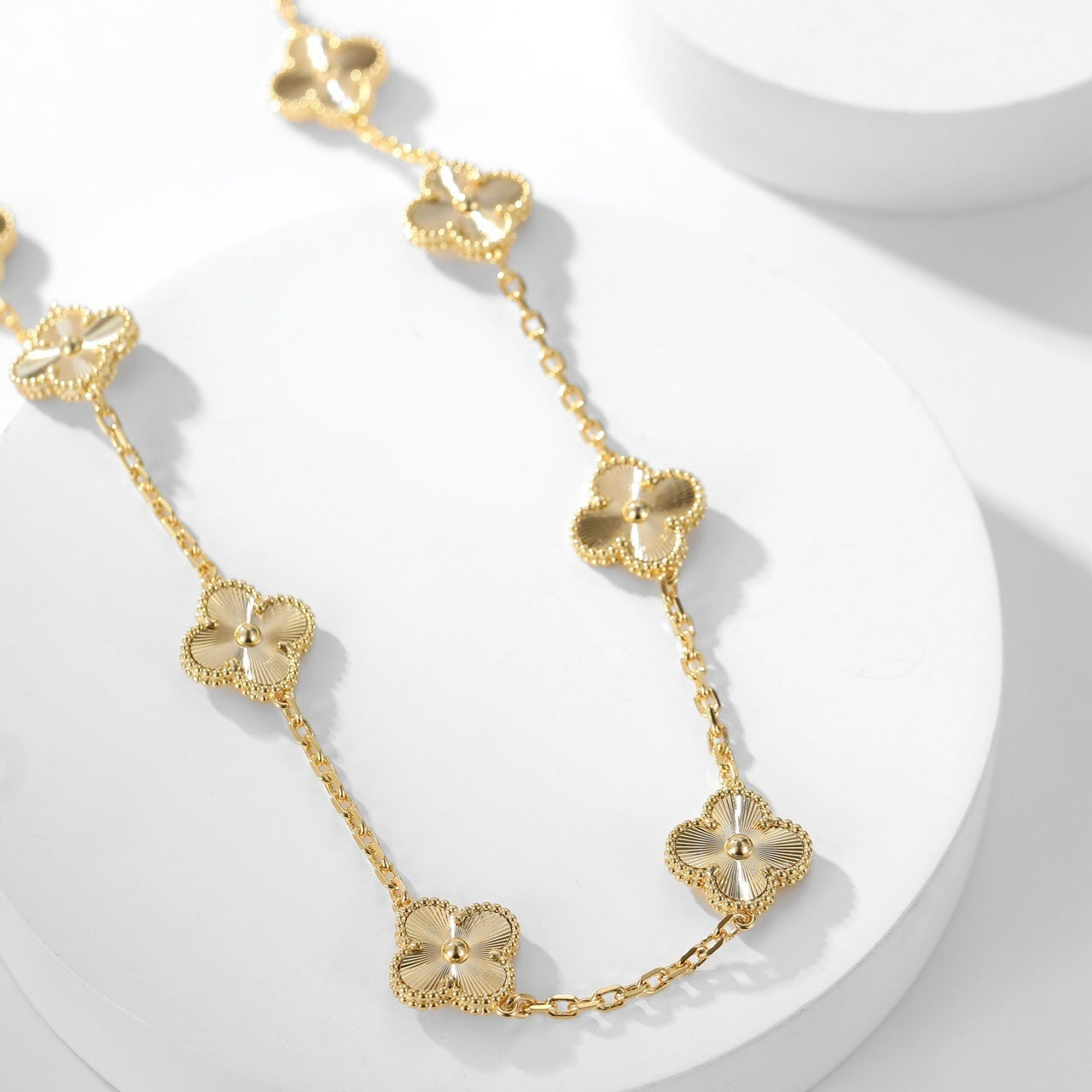 [Clover Jewelery]CLOVERS THE 10-MOTIFS LASER NECKLACE