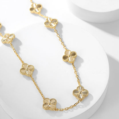 [Clover Jewelery]CLOVERS THE 10-MOTIFS LASER NECKLACE