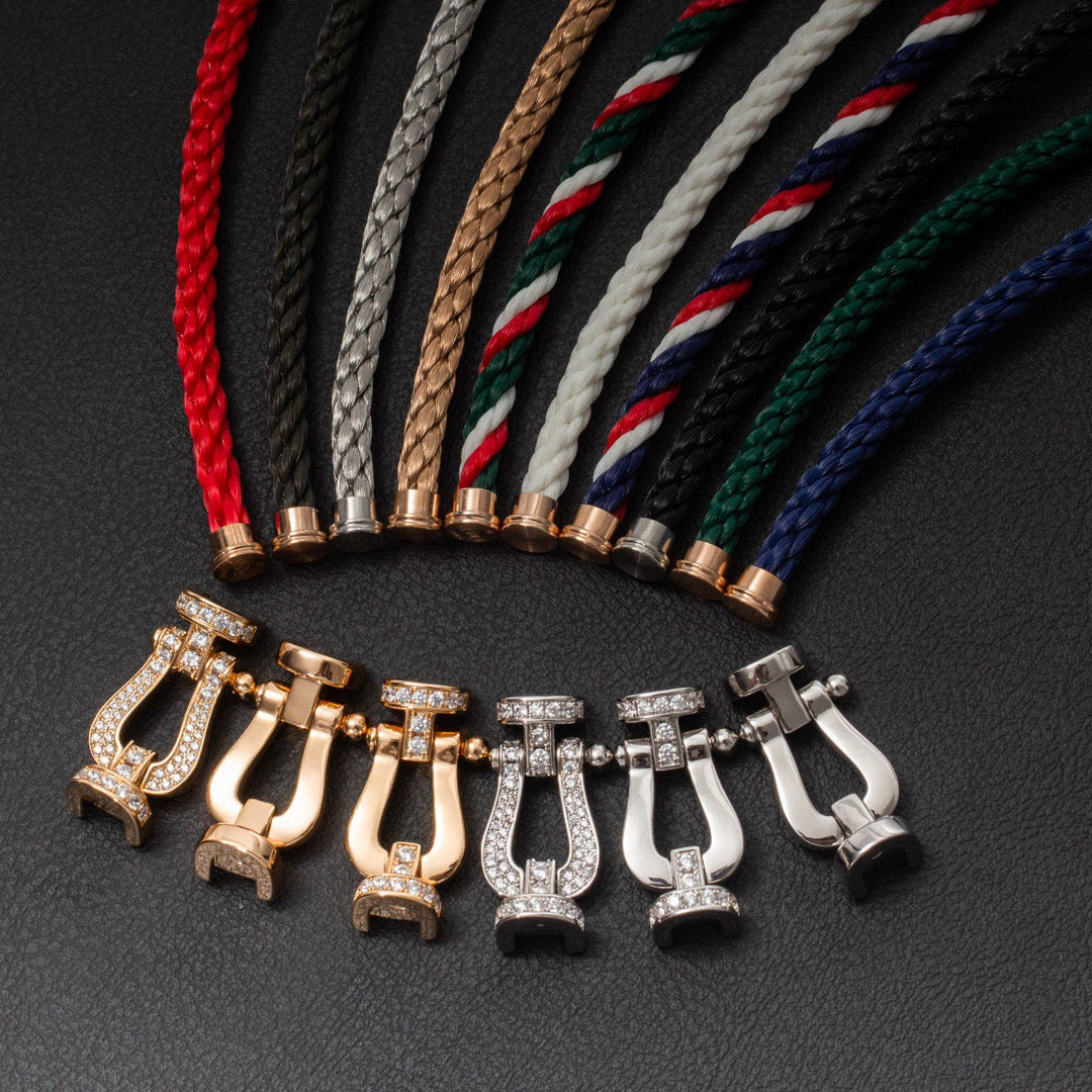 [Clover Jewelry]FORCE LARGE HORSESHOE NO DIAMOND BRACELET SILVER