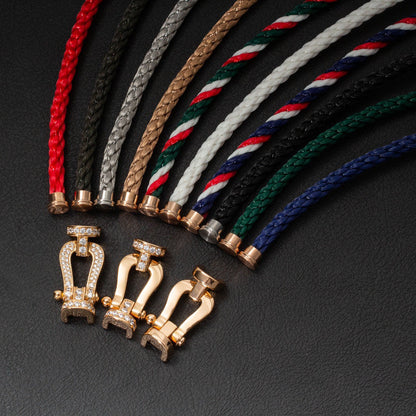 [Clover Jewelery]FORCE GROSSES HUFEISENARMBAND OHNE DIAMANT GOLD