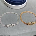 [Clover Jewelry]ホースシューネックレス（スモール）チェーンブレスレット