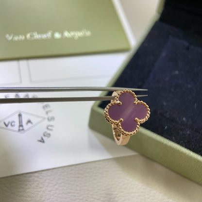 [Clover Jewelery]CLOVER  PURPLE VIOLET RING