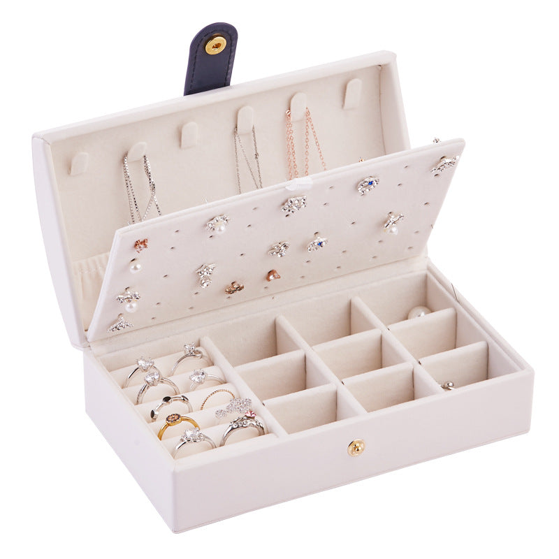 EXQUISITE PU-LEDER SCHMUCKSCHATULLE TRAGBAR