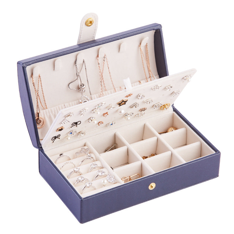 EXQUISITE PU-LEDER SCHMUCKSCHATULLE TRAGBAR