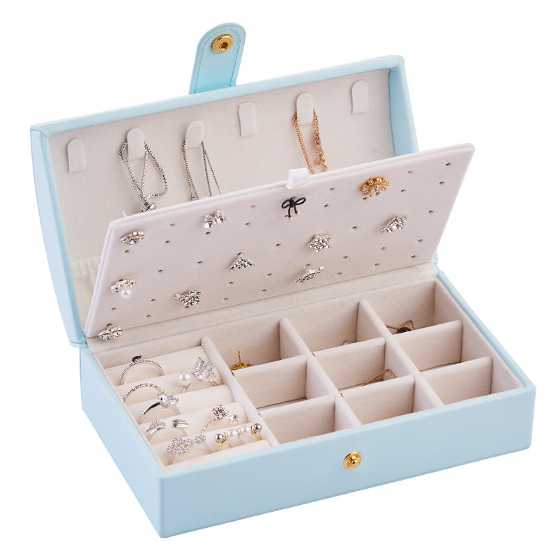 EXQUISITE PU-LEDER SCHMUCKSCHATULLE TRAGBAR