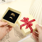 SCHMUCKSCHATULLE GESCHENKBOX MIT SCHLEIFE (OHNE LOGO)